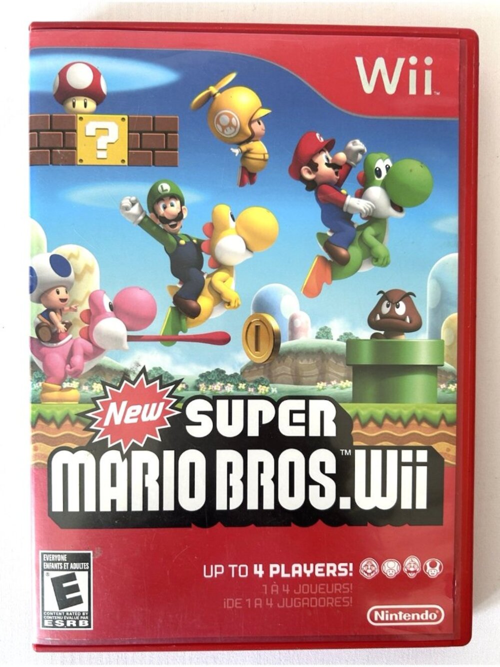 New Super Mario Bros. Wii Nintendo Wii 2009 Complete w/ Manual Tested